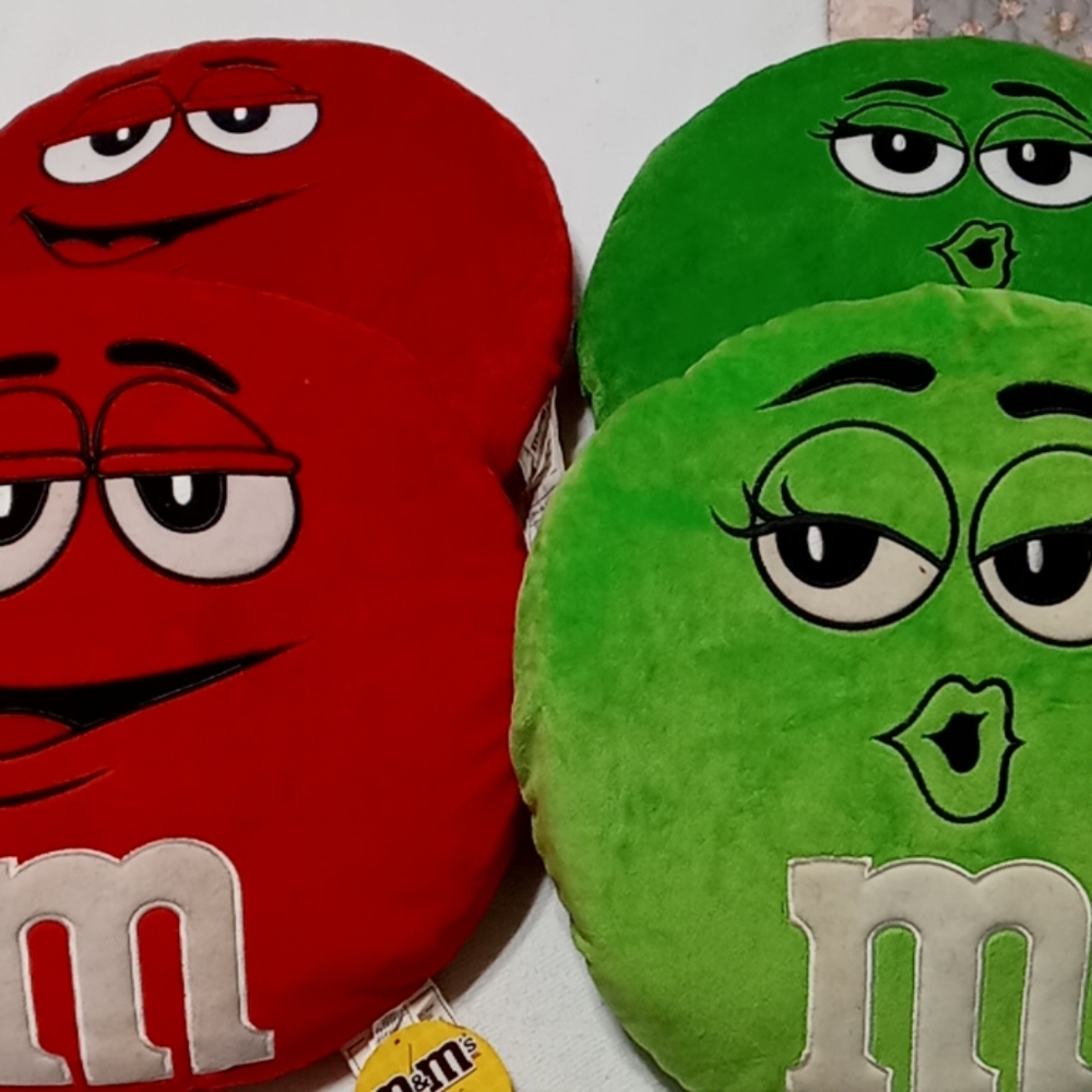 M&M accent pillow